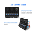 6 Gang Rocker Switch 12V LED مفاتيح التبديل